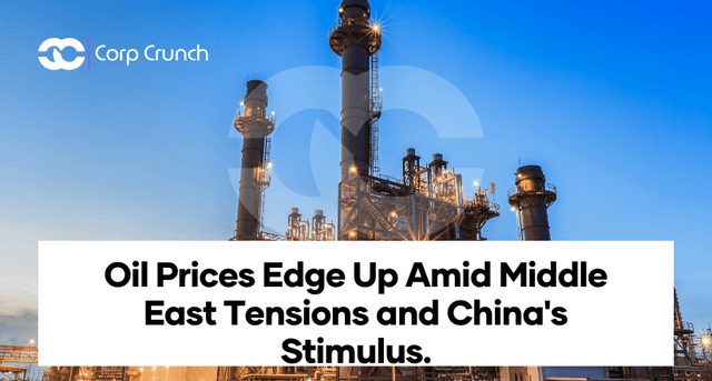 Oil Prices Edge Up Amid Middle East Tensions and China's Stimulus